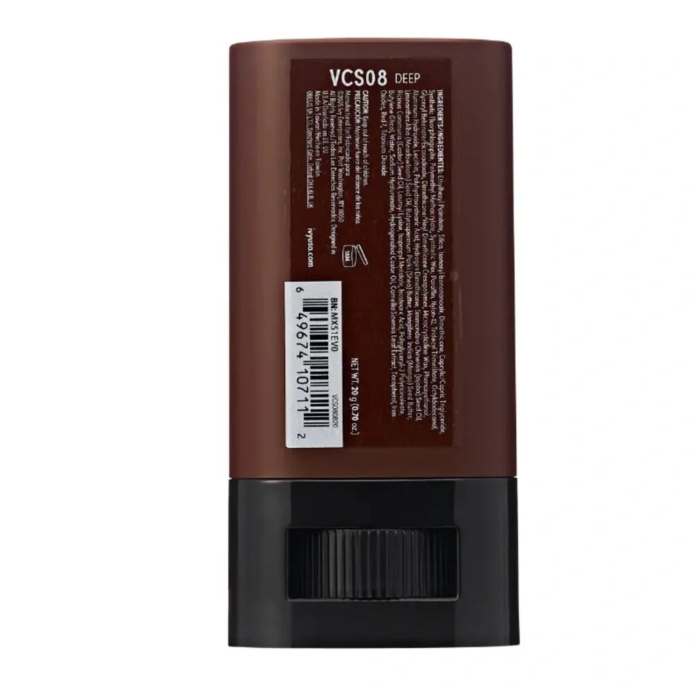 Kiss New York 08 Deep Airy Velvet Contour Stick- cool undertone, dark to deep